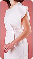 White Disposable Gowns 30in 42in