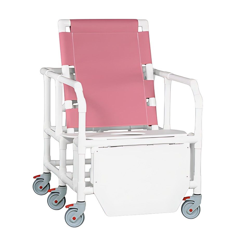 Bariatric Reclining Shower Chair w/ Leg Rest 650 lb Capacity