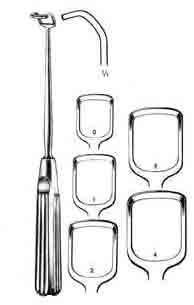 Barnhill Adenoid Curette, 8-1/2in, Size 0, 11mm Blade