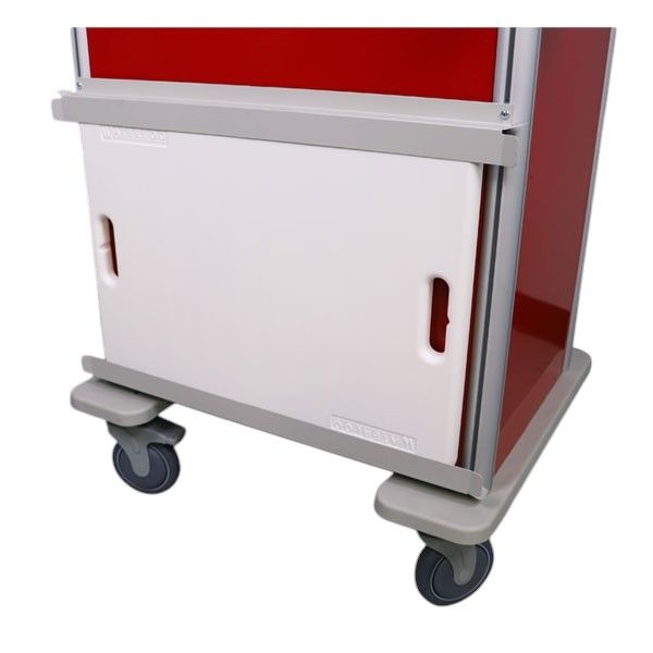 Aluminum Cart Backside Light Cardiac Board & Horizontal Mount
