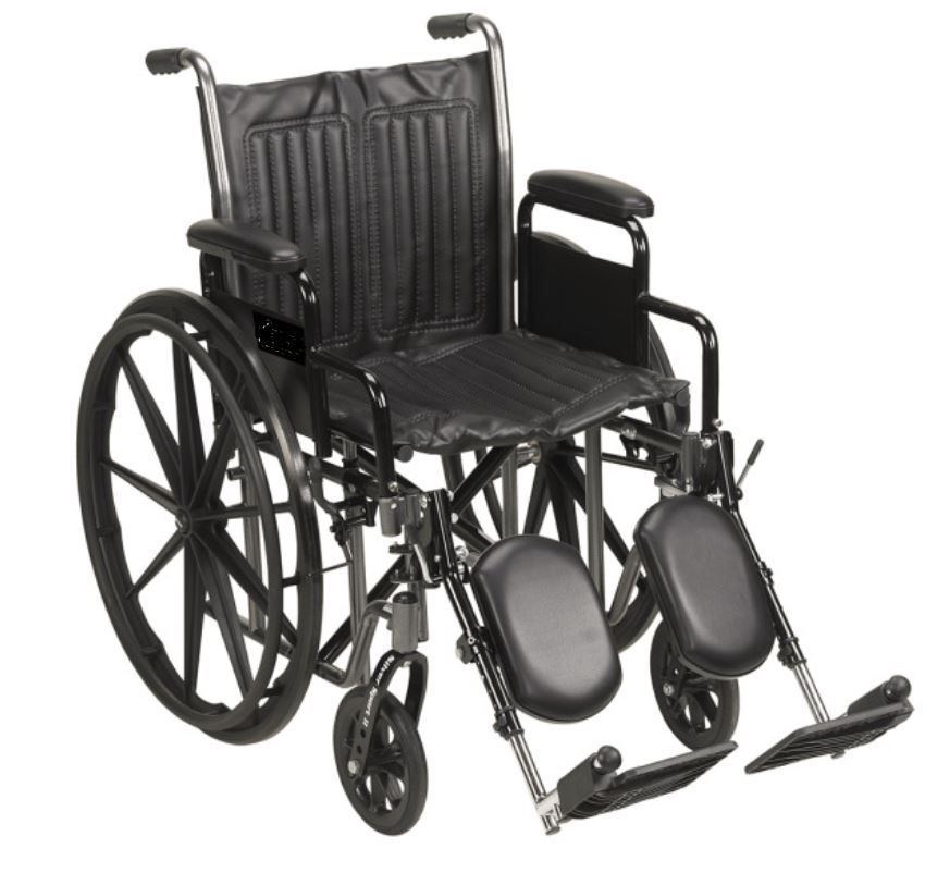 Basic Wheelchair with Removable Arms and Legrest