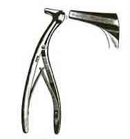 Beckman Nasal Speculum, 6in, Angled On Side