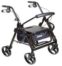 Black Transport Chair/Rollator