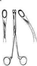 Blake Gall Stone Forceps, Curved, 8-1/4 in