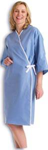 Front-Opening Demure Cloth Patient Gowns