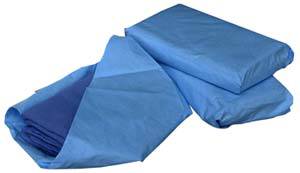 Blue Sterile Operating Room Towels 17in x 27in