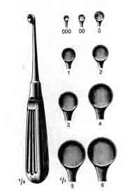 Bruns Curette 000 6-34 in