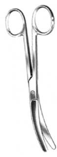 Busch Umbilical Scissors, Curved