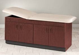 Cabinet Style Treatment Table w/ Storage Compartments 24in W