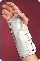 Canvas Cock-Up Splint with Spoon Stay - 6inch