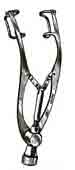 Castroviejo Eye Speculum, 4 in Large Blades 18x5mm O.D.