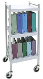 Chart Rack, 10 Binder Capacity