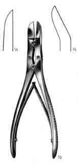 Colver Tonsil Seizing Forceps, 1 Open Ring, Straight, 7-1/2in