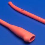 Bardia Coude Tip Red Rubber Urethral Catheter
