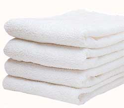 White Bath Towels 20in 40in