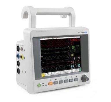 Critical Care Patient Vitals Monitor with Roll Stand