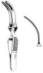 Debakey Bulldog Clamp Curved 3in 2cm Jaw