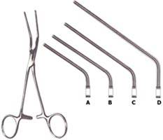 9.5in Debakey Multipurpose Clamps w/ Angled 4cm Jaws