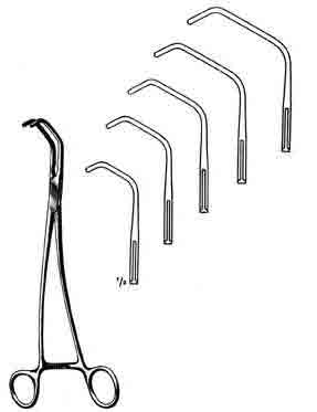 Debakey Tangential Occlusion Clamps, 10-1/4 in