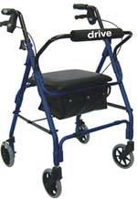 Deluxe Rollator w/ Padded Seat