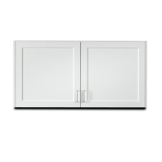 Designer Wood Grain 48in Wall Cabinet with 2 Doors