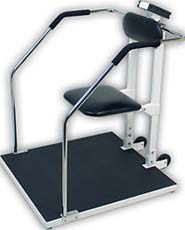 Digital Flip Seat Bariatric Chair Scale w/ Guard Rails