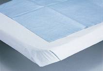 40in x 48in Disposable 2-Ply White Drape Sheet