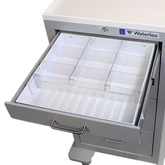 Junior Cart Ampule Holder Divider Tray System