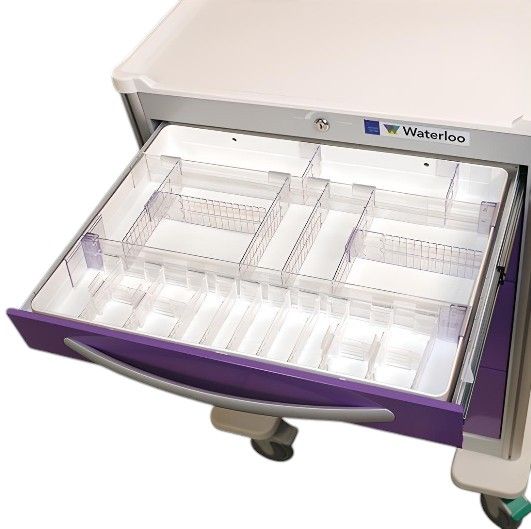 3in Anesthesia Divider Tray System