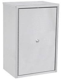 Double Door Stainless Steel Narcotic Cabinet, 30in H