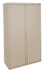 Double Door Storage Cabinet w/ Adj. Shelves