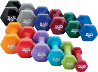 Dumbbell - 10lb Vinyl Latex Free