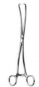 Duplay Tenaculum Forceps, Double Curved, 9in