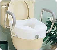 E-Z Lock Raised Toilet Seat