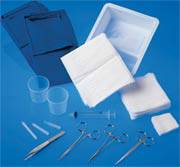 E.R.Sterile Laceration Tray with Lid