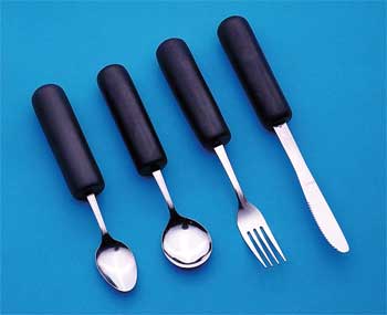 EZ Large Grip Weighted Utensils