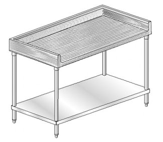 Economy 30in Wide Laminated Top Table w/ Undershelf