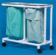 Large Capacity Mobile Double Linen Hamper