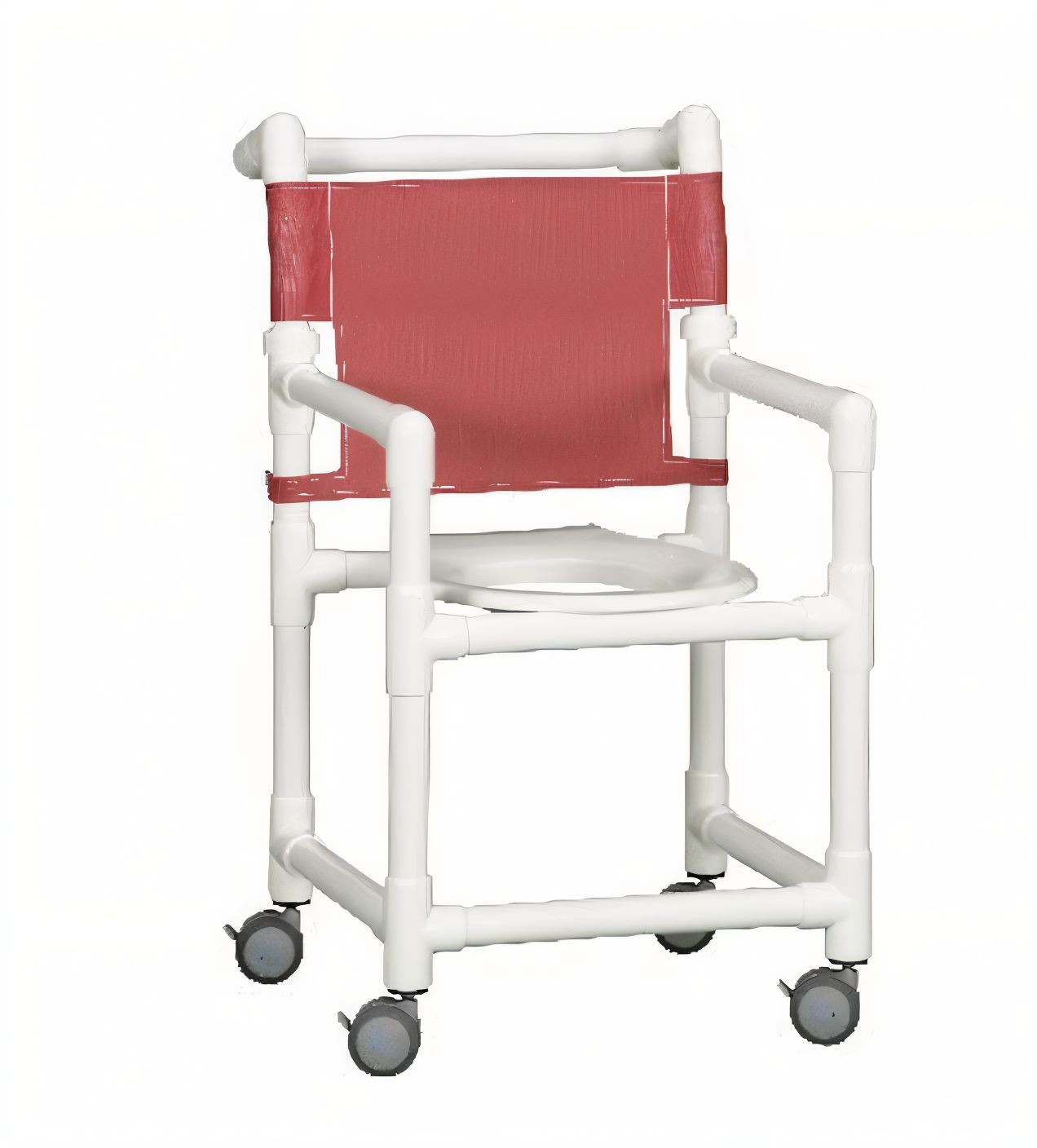 Economy Shower Chair 41in High, PVC Construction