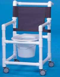 Economy Shower Chair Commode 41in High