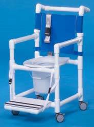 Shower Chair Commode 38 in High Seat Belt