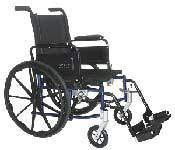 Hemi Wheelchair w/ Swingback Arms