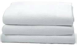 White Thermal Blankets 66in 90in