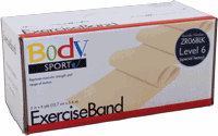 Elastic Exercise Band, 6 yd Roll, Light Resistance