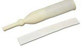 External Male Latex Catheter w/ Double Sided Foam Adhesive Tape