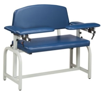 Extra-Wide Blood Drawing Chair Padded Arms