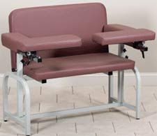 Extra-Wide Phlebotomy Chair w/ Flip-Arms