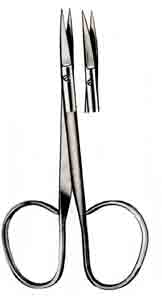 Eye Scissors, Ribbon Type, Pointed Tips, Straight, 4.1in Blade