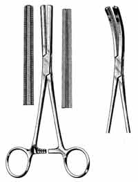 Ferguson Angiotribe Forceps, Curved, 6-1/2 in