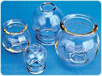 Fire Cup Glass Jars Set of Three